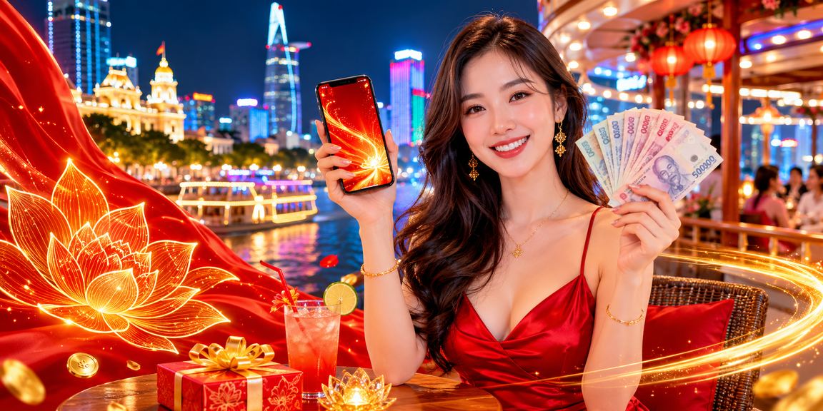Người dùng tại TP. Hồ Chí Minh kiểm tra ưu đãi cashback trên điện thoại trong quán cà phê